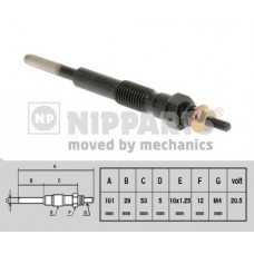 J5712010 NIPPARTS Свічка розжарювання