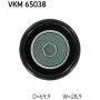 VKM 65038 SKF Паразитный / ведущий ролик, Поліклиновий ремінь
