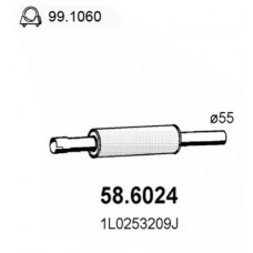 58.6024 ASSO Середній глушник вихлопних газів