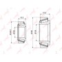WB1083 LYNXAUTO Комплект підшипника ступиці колеса