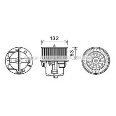 VO8179 AVA QUALITY COOLING Вентилятор салону