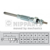 J5712001 NIPPARTS Свічка розжарювання