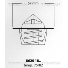 8620 1882 TRISCAN Термостат охолоджувальна рідина