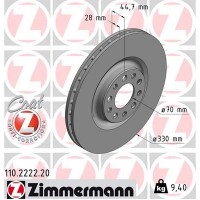 110.2222.20 ZIMMERMANN Гальмівний диск