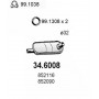 34.6008 ASSO Середній глушник вихлопних газів