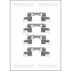 8105 101657 TRISCAN Комплектуючі колодки дискового гальма