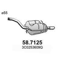 58.7125 ASSO Глушник вихлопних газів кінцевий