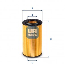 25.072.00 UFI Масляний фільтр