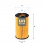 25.072.00 UFI Масляний фільтр