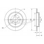 TX 70-47 TOMEX Brakes Гальмівний диск
