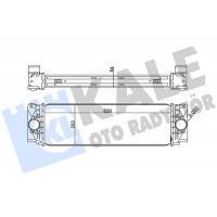 342800 KALE OTO RADYATÖR Интеркулер