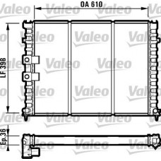 731584 VALEO Радіатор охолодження двигуна