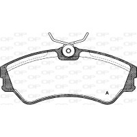 BPA0383.00 OPEN PARTS Комплект гальмівних колодок дисковий гальм