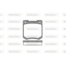 P1403.00 WOKING КомплеК т гальмівних колодок, дискове гальмо