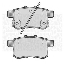 363916060704 MAGNETI MARELLI Комплект гальмівних колодок дисковий гальм