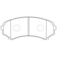 FP0867 FIT Комплект гальмівних колодок дисковий гальм
