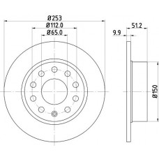 MDC1640C MINTEX Гальмівний диск
