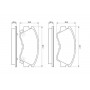 0 986 460 978 BOSCH Комплект гальмівних колодок дисковий гальм