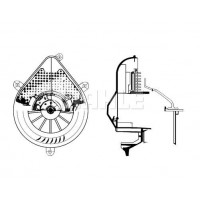 WG2179954 WILMINK GROUP Вентилятор салону