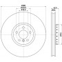 8DD 355 120-731 HELLA PAGID Гальмівний диск