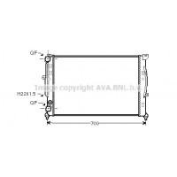 AIA2123 AVA QUALITY COOLING Радіатор охолодження двигуна