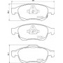 FK11387 KAISHIN Комплект гальмівних колодок дисковий гальм