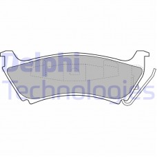 LP1501 DELPHI Комплект гальмівних колодок дисковий гальм