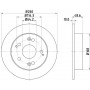 MDC1622 MINTEX Гальмівний диск