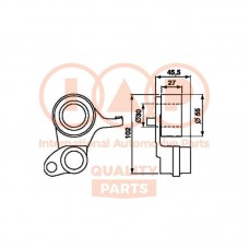 127-06031 IAP QUALITY PARTS Натяжний ролик ремінь ГРМ