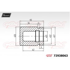 72938063 MAXTECH Поршень корпус скоби гальма