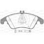 BPA1304.00 OPEN PARTS Комплект гальмівних колодок дисковий гальм