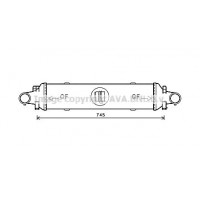 MSA4593 AVA QUALITY COOLING Интеркулер