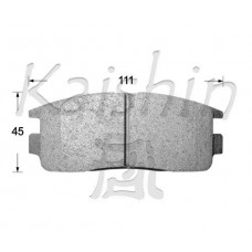 FK9063 KAISHIN Комплект гальмівних колодок дисковий гальм