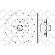 6020-4720-SX STELLOX Гальмівний диск