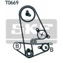 VKMA 93600 SKF Комплект ременя ГРМ