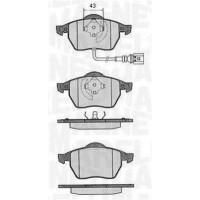 363916060136 MAGNETI MARELLI КомплеК т гальмівних колодок, дискове гальмо