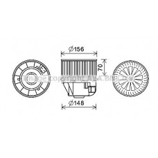 FD8634 AVA QUALITY COOLING Вентилятор салону
