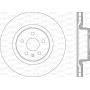 BDR2873.20 OPEN PARTS Гальмівний диск
