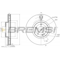 CD5379V BREMSI Гальмівний диск