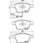 8DB 355 015-971 HELLA Комплект гальмівних колодок дисковий гальм