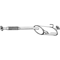 282-411 BOSAL Середній глушник вихлопних газів