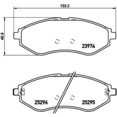 MDB3214 MINTEX Комплект гальмівних колодок дисковий гальм