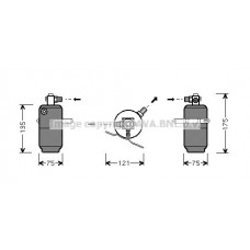 MSD293 AVA QUALITY COOLING Осушувач кондиціонера