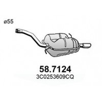 58.7124 ASSO Глушник вихлопних газів кінцевий