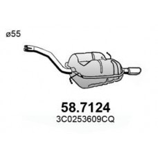 58.7124 ASSO Глушник вихлопних газів кінцевий