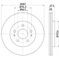 ND1063K NISSHINBO Гальмівний диск