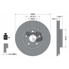 BDS1218 BENDIX Braking Гальмівний диск