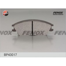 BP43017 FENOX Комплект гальмівних колодок дисковий гальм