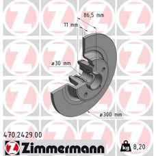 470.2429.00 ZIMMERMANN Гальмівний диск