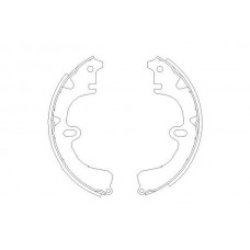 KBS-9918 KAVO PARTS Комплект гальмівних колодок